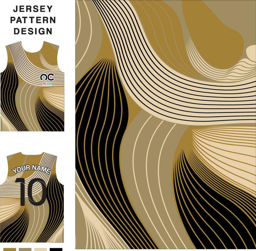 Abstract concept vector jersey pattern template for printing or sublimation sports uniforms football volleyball basketball e-sports cycling and fishing Free Vector.