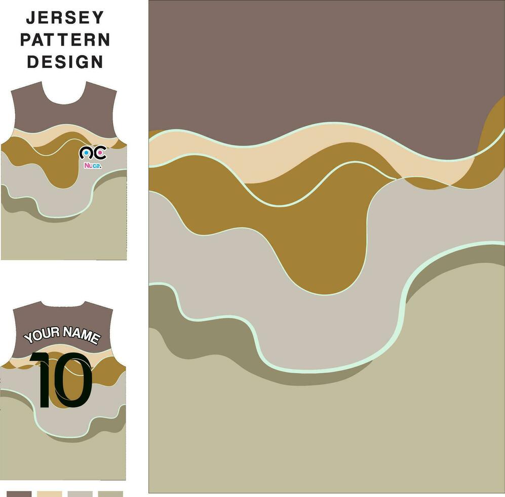 Abstract concept vector jersey pattern template for printing or sublimation sports uniforms football volleyball basketball e-sports cycling and fishing Free Vector.