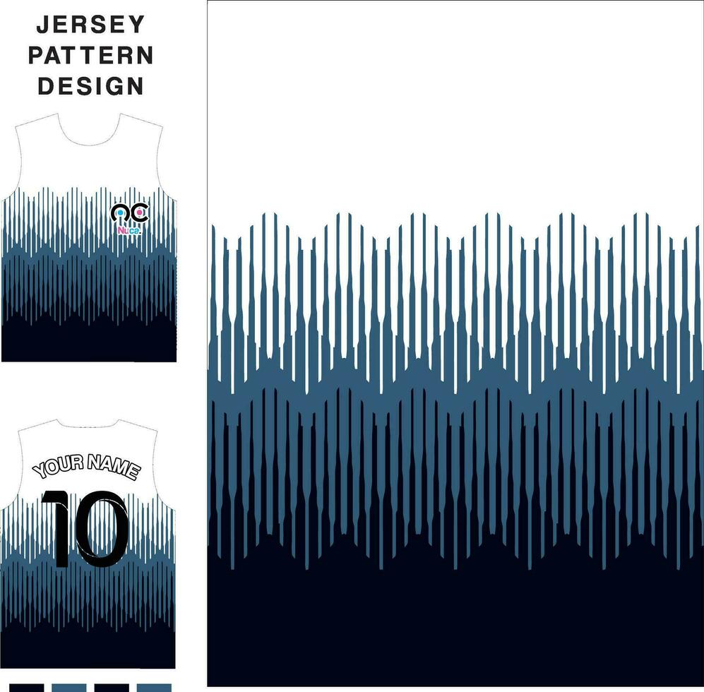 plantilla de patrón de jersey de vector de concepto abstracto para imprimir o sublimar uniformes deportivos fútbol voleibol baloncesto e-sports ciclismo y pesca vector libre.