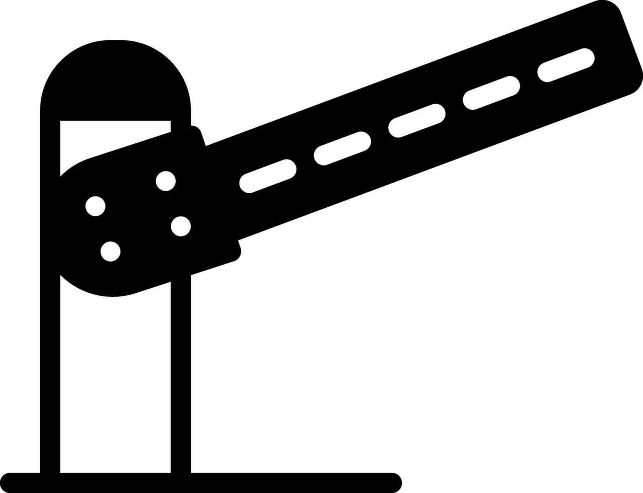 solid icon for barrier vector