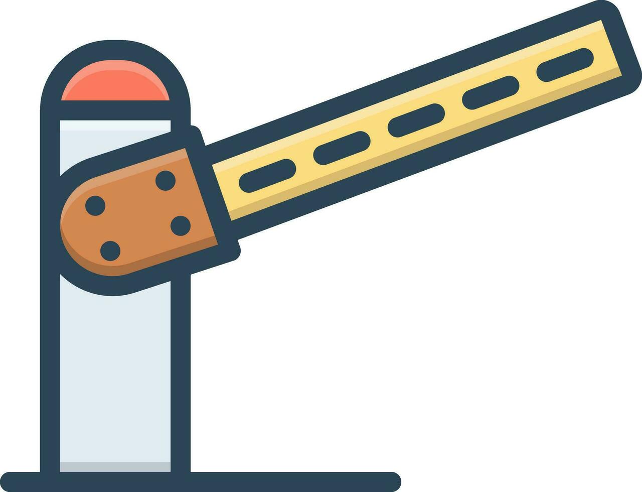 color icon for barrier vector
