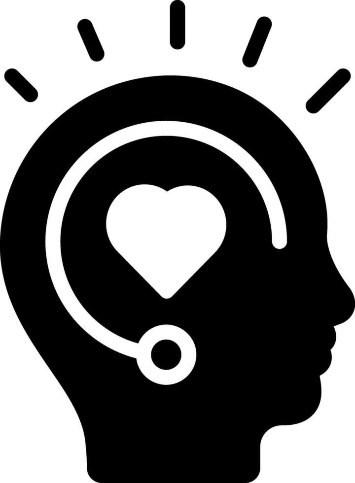 solid icon for inspiration vector