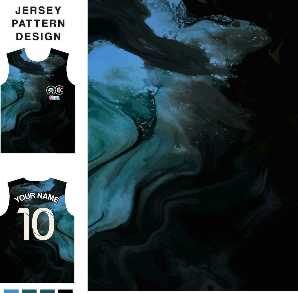 resumen pintura Arte concepto vector jersey modelo modelo para impresión o sublimación Deportes uniformes fútbol americano vóleibol baloncesto e-sports ciclismo y pescar gratis vector.