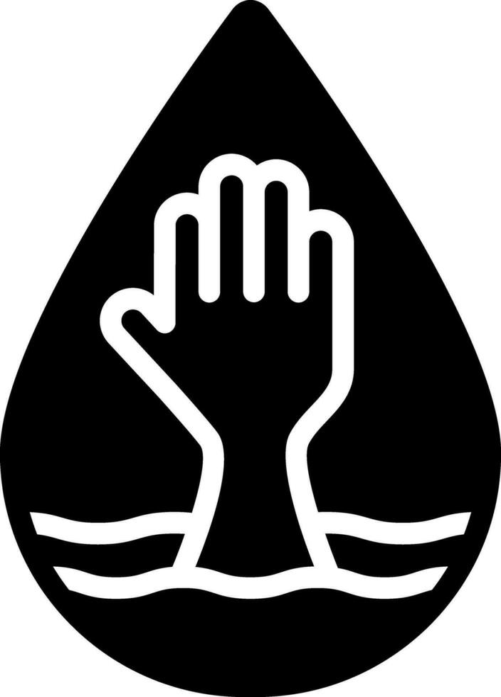 solid icon for lack vector