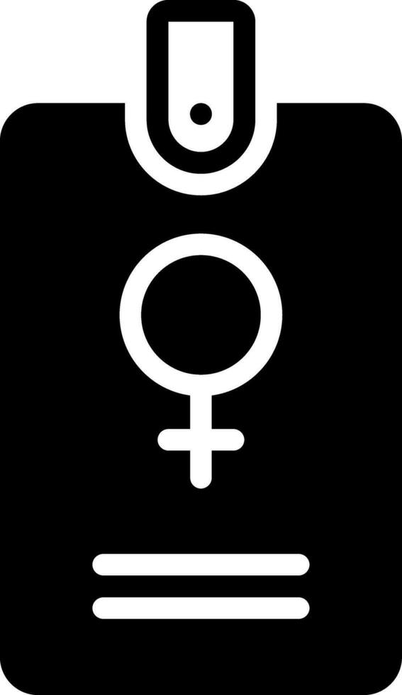 solid icon for identity vector