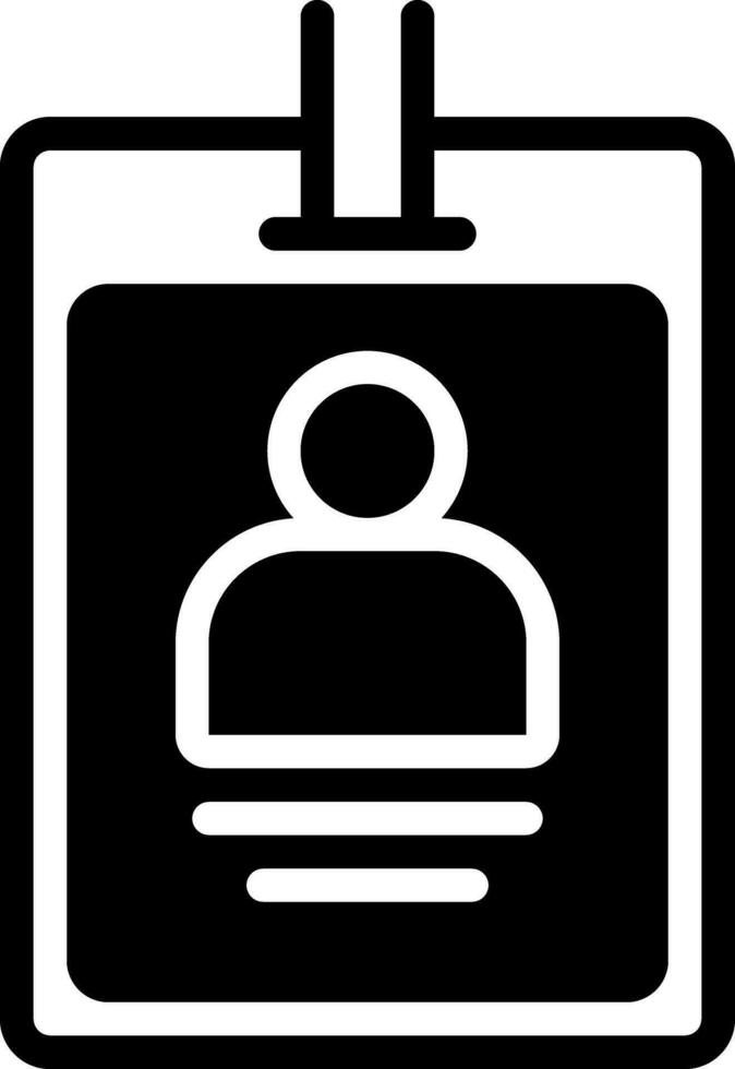 solid icon for name vector