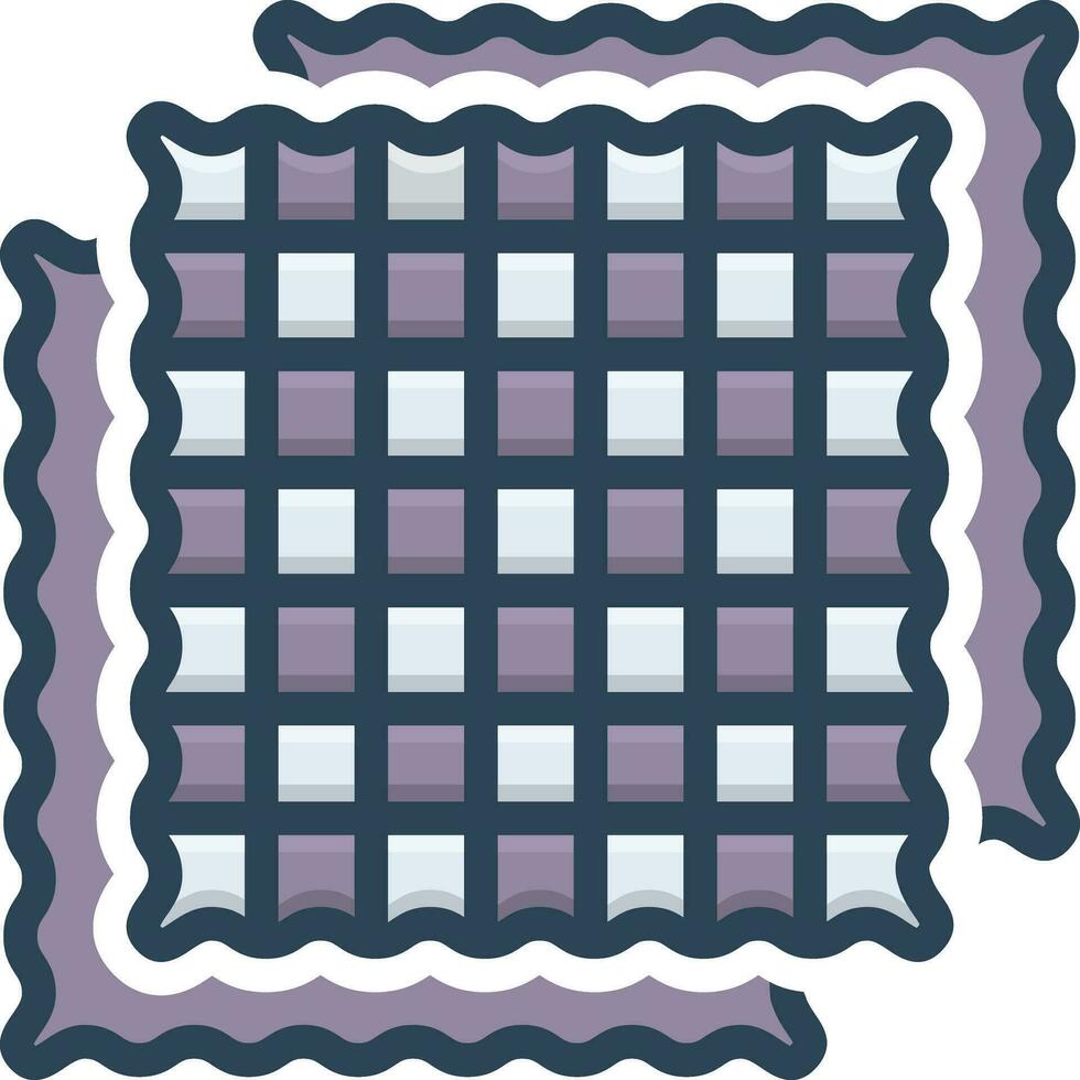 color icon for fabric vector