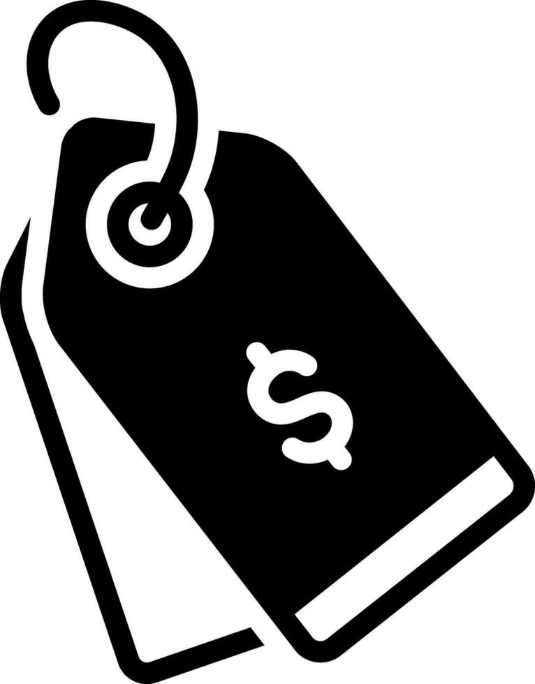 solid icon for label vector