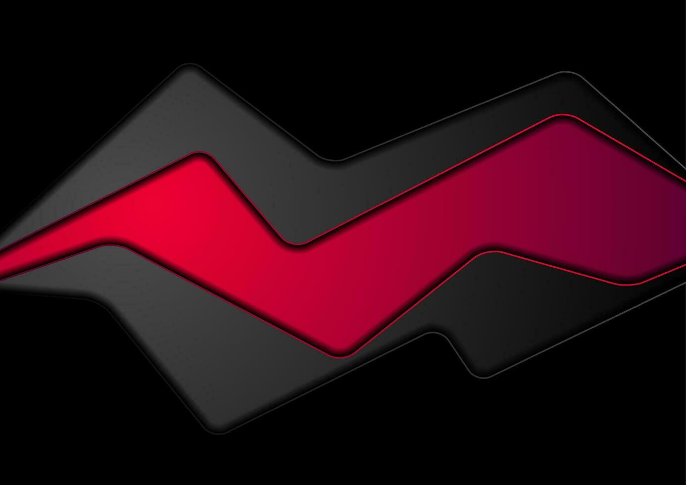 Abstract black and red corporate background vector