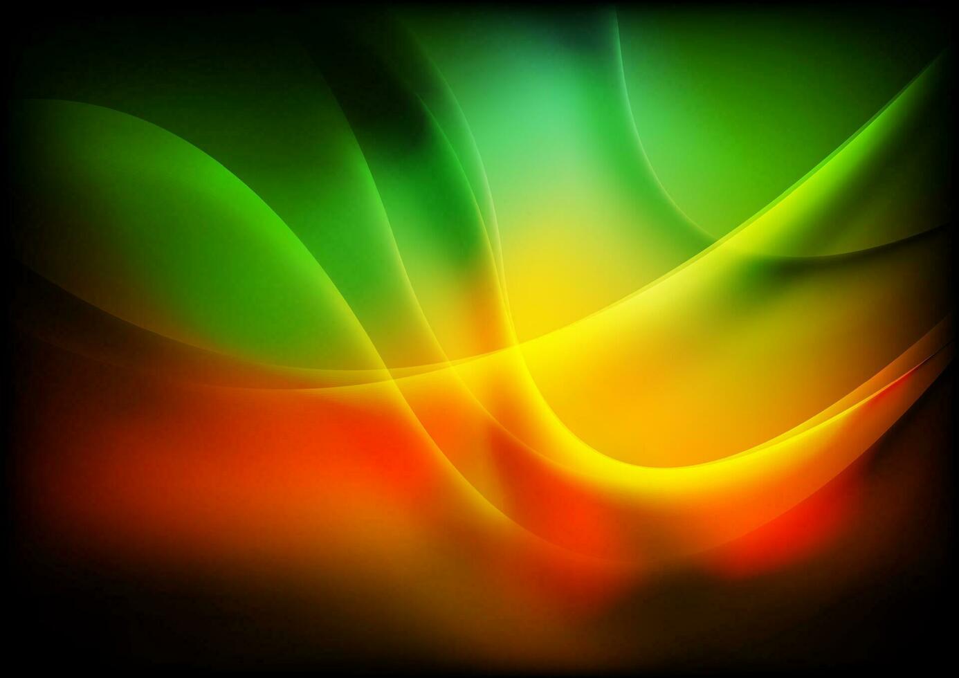 Colorful abstract smooth blurred waves background vector