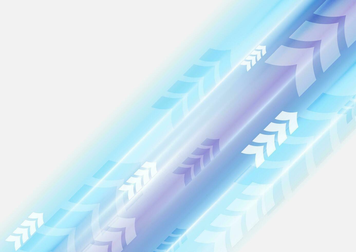 Blue violet arrows abstract technology background vector