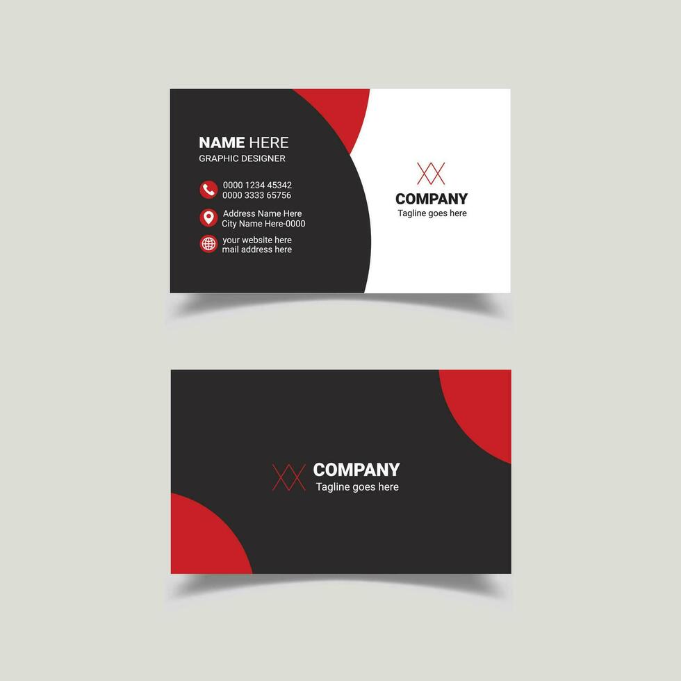 Business Card Template vector