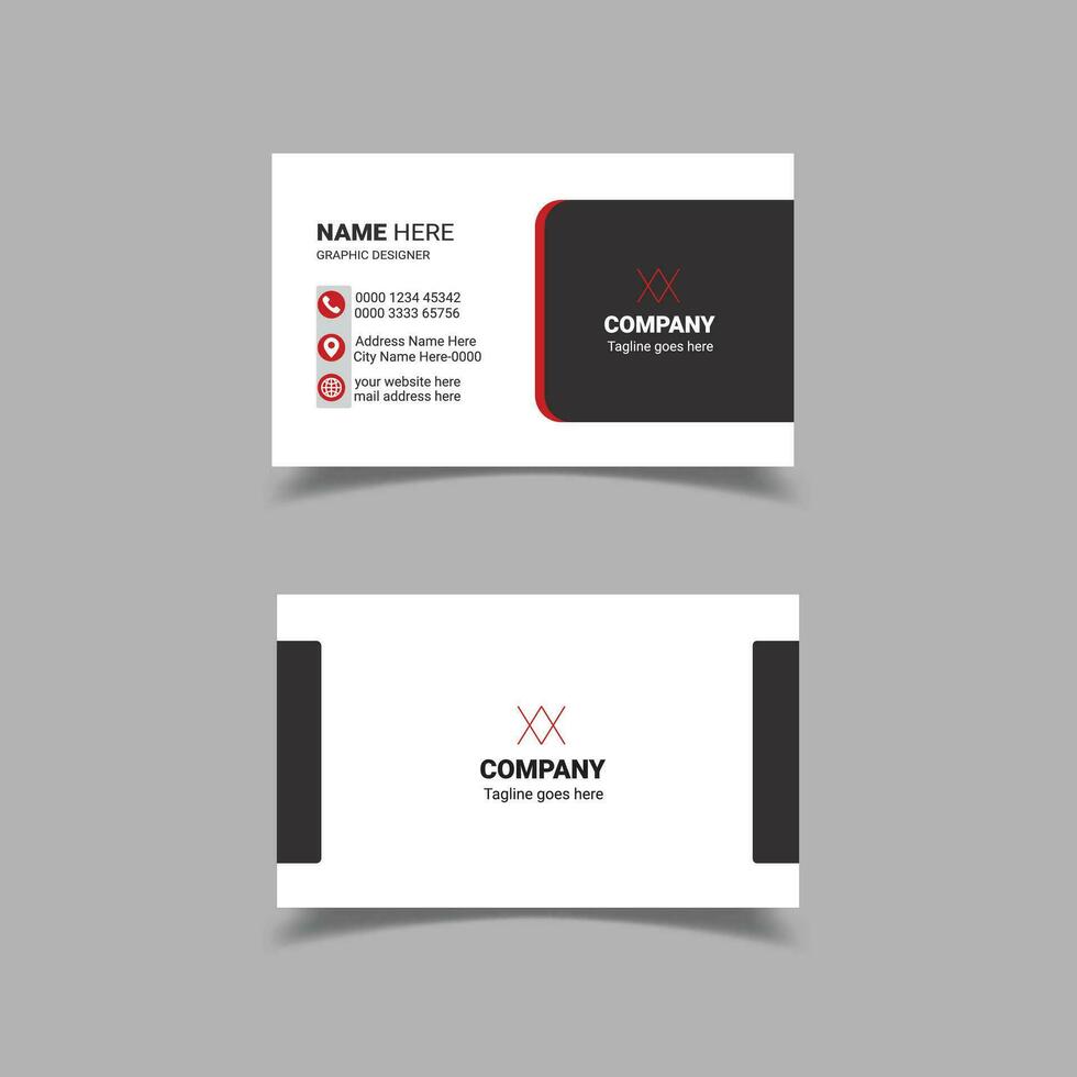 Business Card Template vector