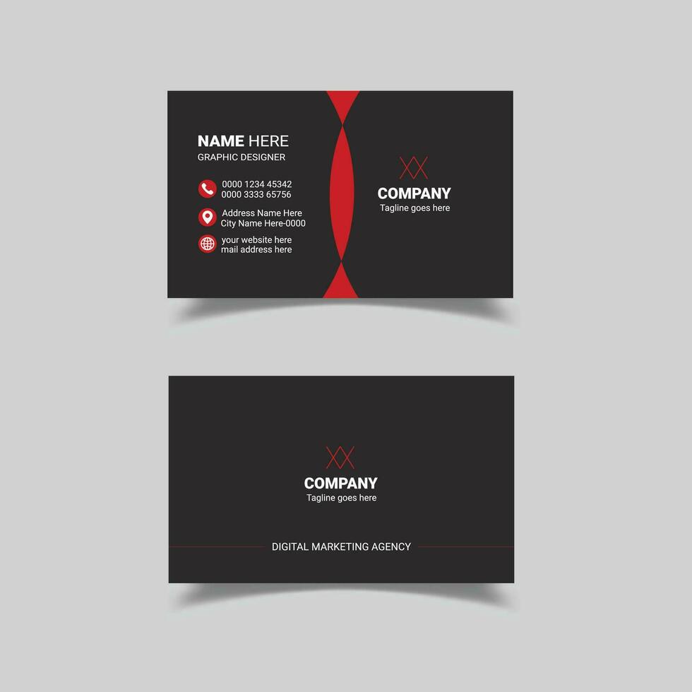 Business Card Template vector