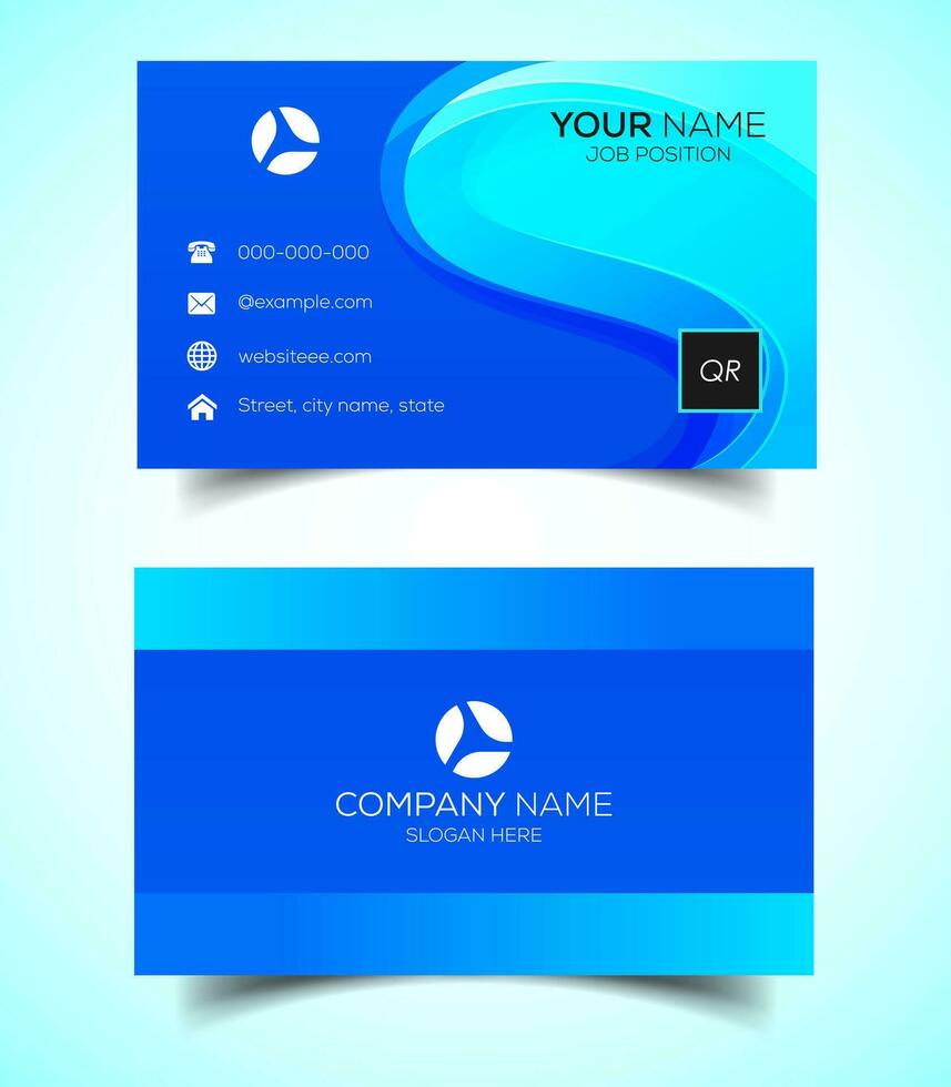 Creative and modern corporate business card template vector