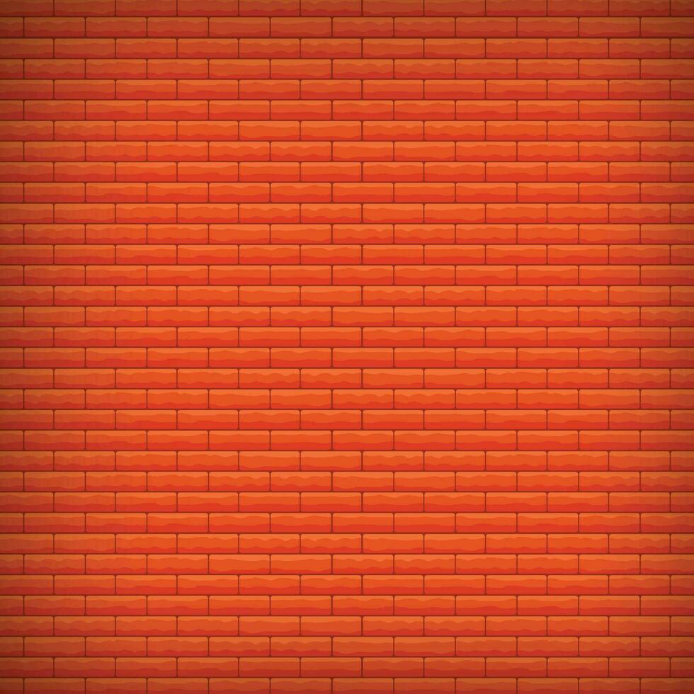 Concept color brick wall text place, brickwork message background area, stonewall flat vector illustration, minimal design template and layout