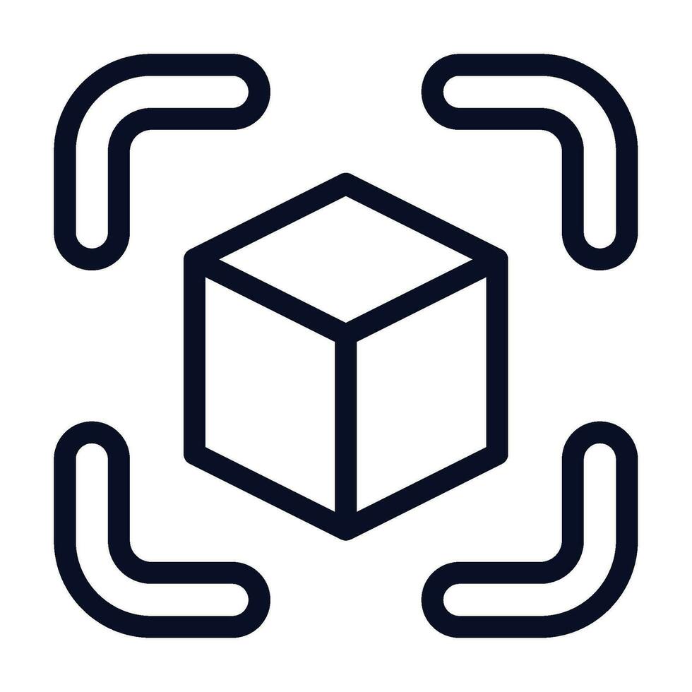 Augmented Reality Icon Illustration vector