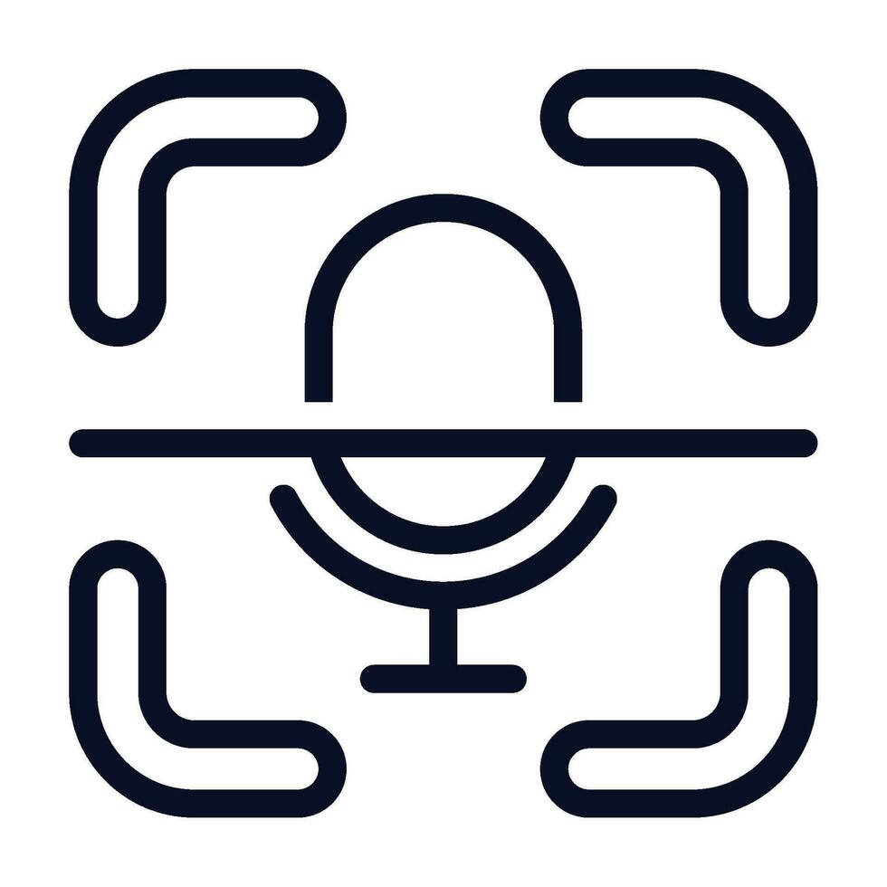 Speech Recognition Icon Illustration vector