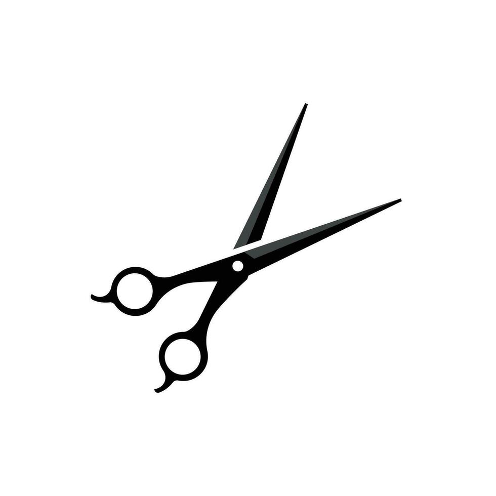 Scissors Logo, Shaver Vector, Simple Barber Shop Design, Icon, Background, Symbol, Template vector