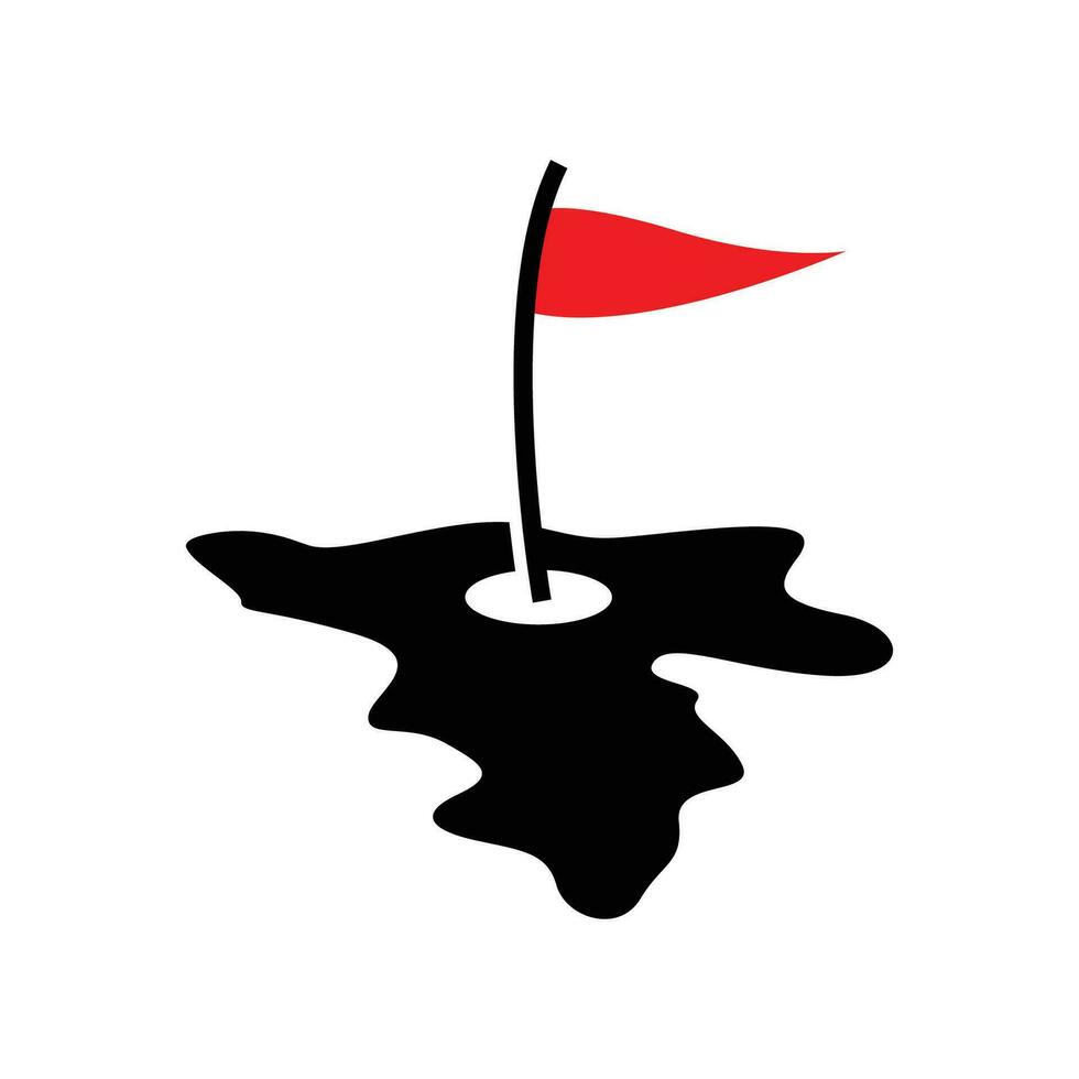 golf logo, vector golf palo pelota y golf club, al aire libre Deportes juego, disciplina diseño, icono modelo