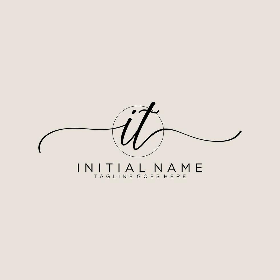 inicial eso femenino logo colecciones modelo. escritura logo de inicial firma, boda, moda, joyería, boutique, floral y botánico con creativo modelo para ninguna empresa o negocio. vector