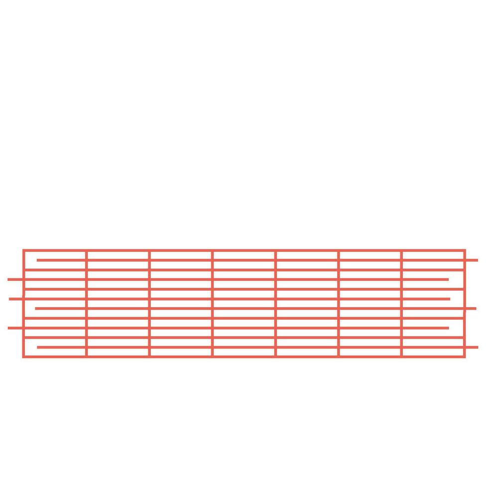Grid Line Shape vector