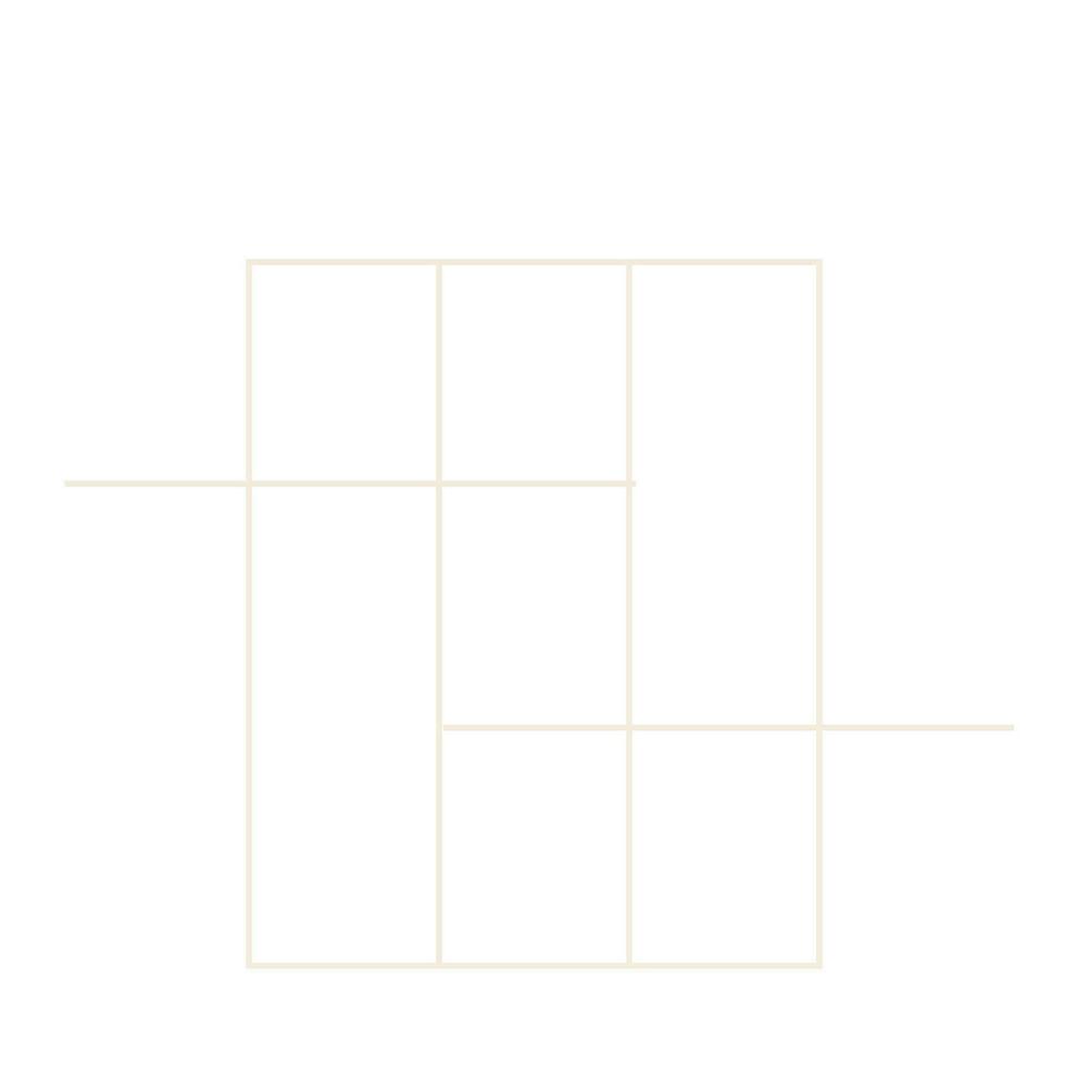 Grid Line Shape vector
