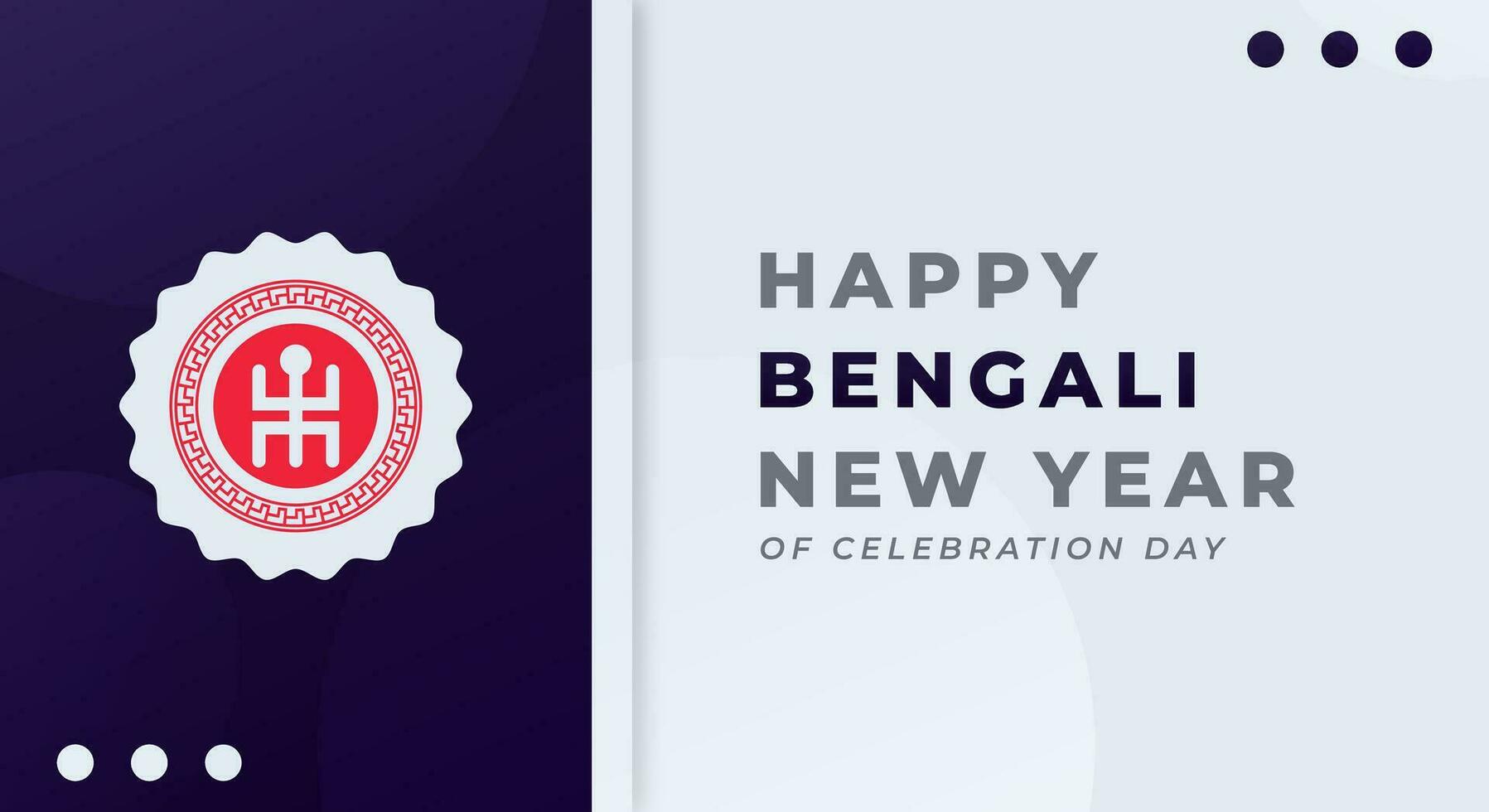 Happy Bengali New Year Celebration Vector Design Illustration for Background, Poster, Banner, Advertising, Greeting Card