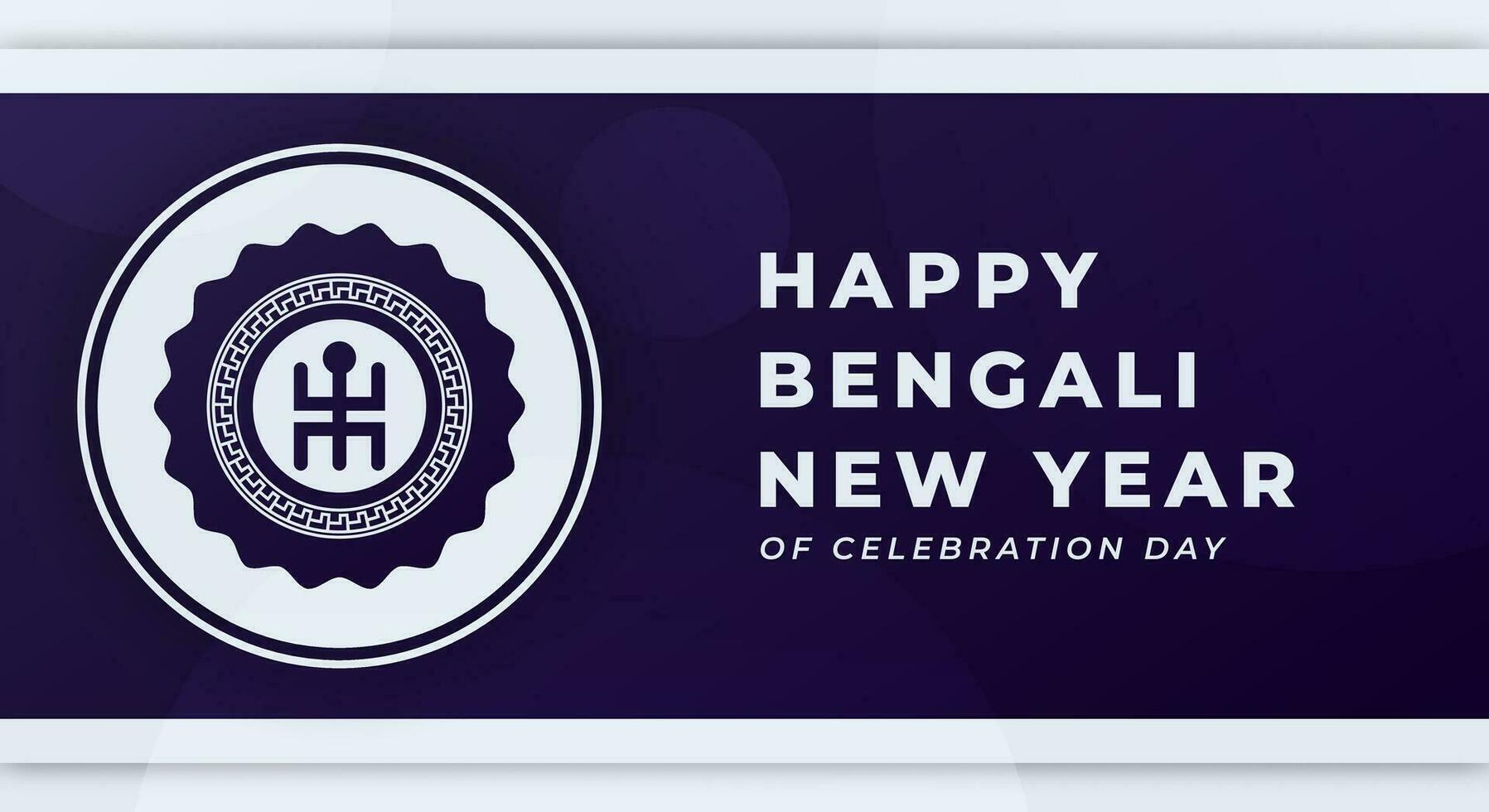 Happy Bengali New Year Celebration Vector Design Illustration for Background, Poster, Banner, Advertising, Greeting Card