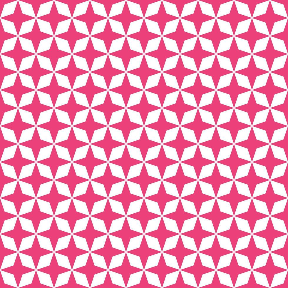 Pink 4 point star. 4 point star pattern. 4 point star pattern background. 4 point star background. Seamless pattern. for backdrop, decoration, Gift wrapping vector