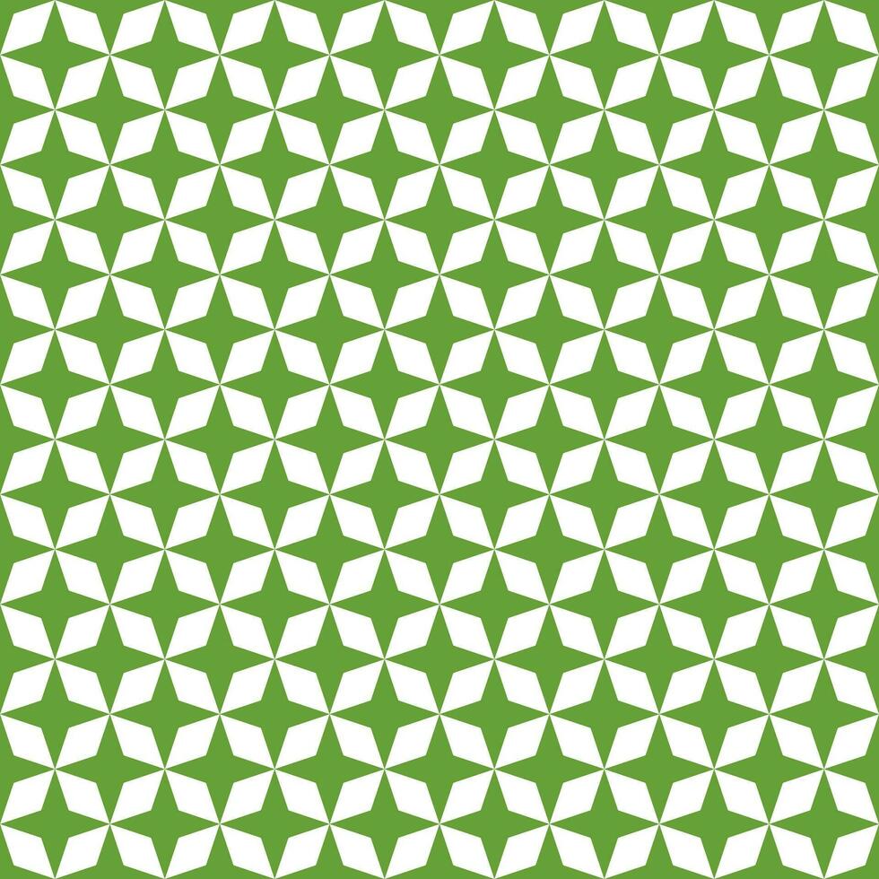 Light green 4 point star. 4 point star pattern. 4 point star pattern background. 4 point star background. Seamless pattern. for backdrop, decoration, Gift wrapping vector