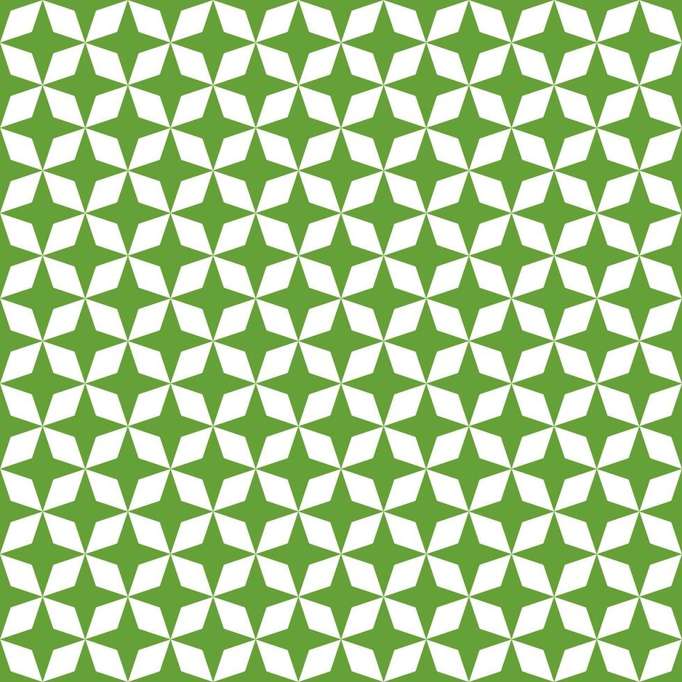 Light green 4 point star. 4 point star pattern. 4 point star pattern background. 4 point star background. Seamless pattern. for backdrop, decoration, Gift wrapping vector