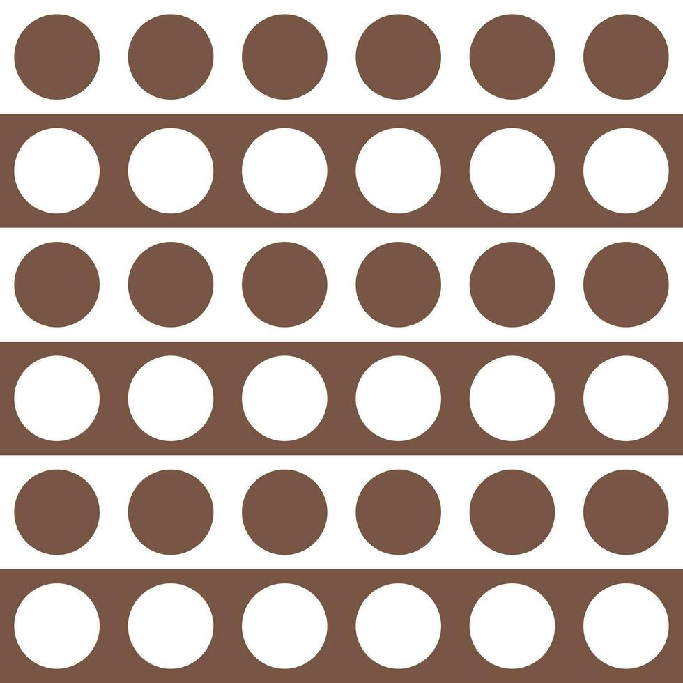 Brown circle. Circle on stripe line pattern background. circle pattern background. line background. Seamless pattern. for backdrop, decoration, Gift wrapping vector