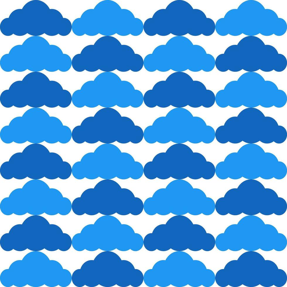 Blue cloud. cloud pattern. cloud pattern background. cloud background. Seamless pattern. for backdrop, decoration, Gift wrapping vector