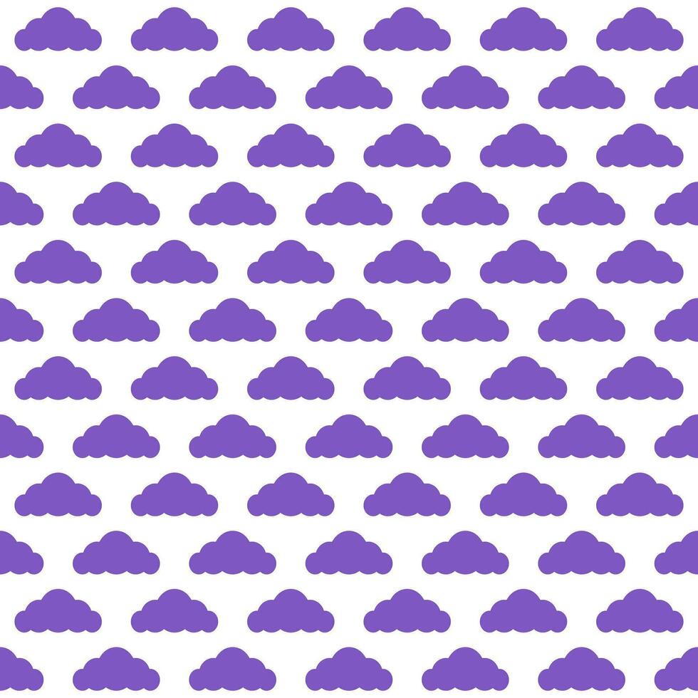 Purple cloud. cloud pattern. cloud pattern background. cloud background. Seamless pattern. for backdrop, decoration, Gift wrapping vector