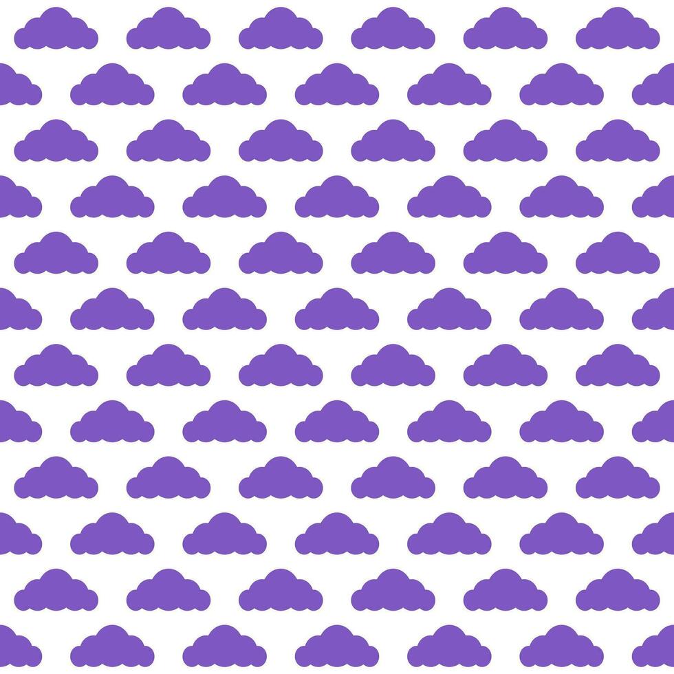 Purple cloud. cloud pattern. cloud pattern background. cloud background. Seamless pattern. for backdrop, decoration, Gift wrapping vector