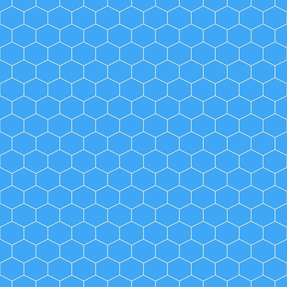 Blue honeycomb pattern. Honeycomb vector pattern. Honeycomb pattern.  Seamless geometric pattern for floor, wrapping paper, backdrop, background, gift card, decorating.