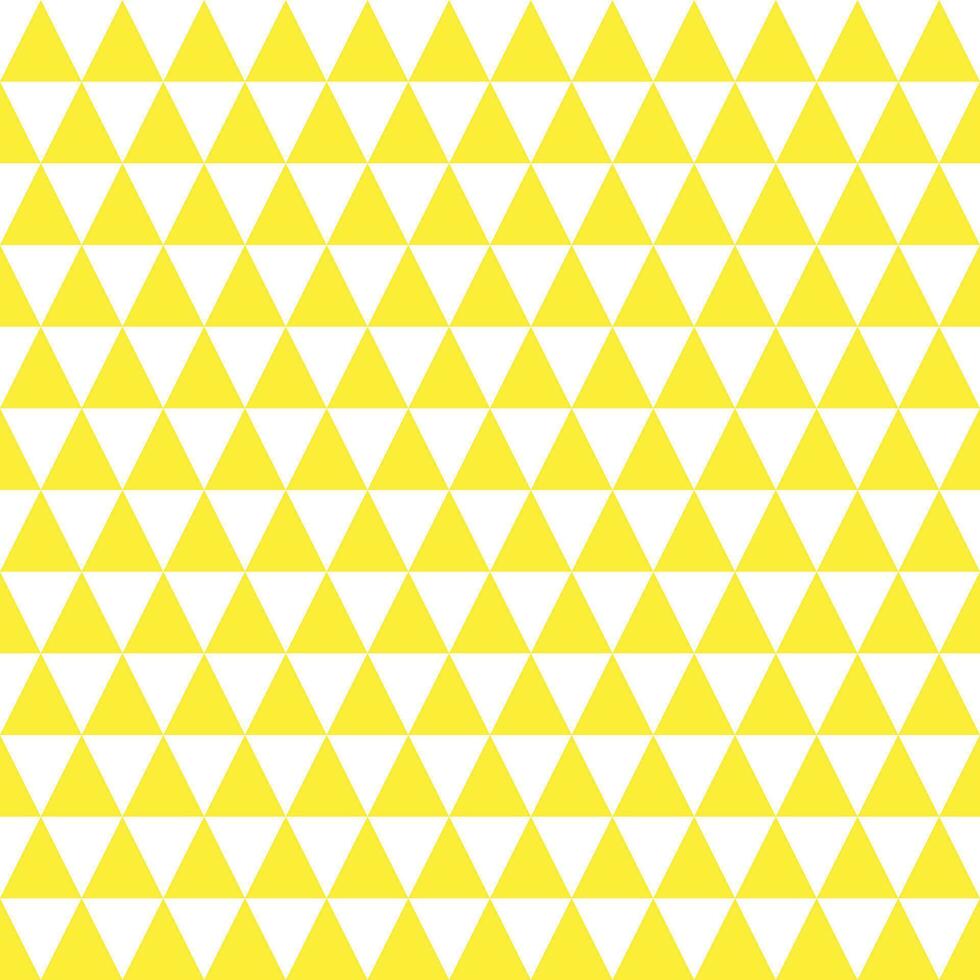 Yellow triangle pattern background. Triangle pattern background. Triangle background. Seamless pattern. for backdrop, decoration, Gift wrapping vector