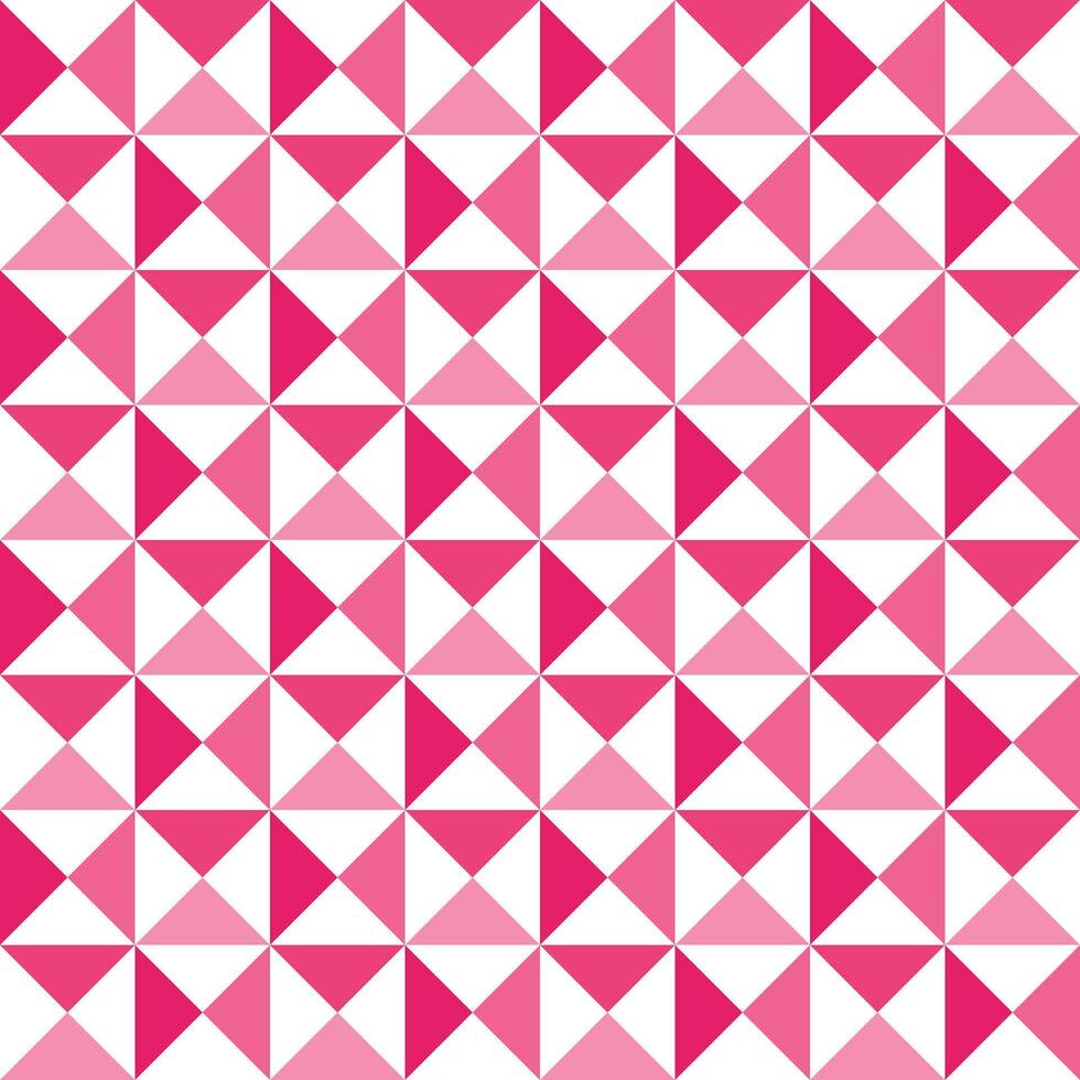 Pink triangle pattern background. Triangle pattern background. Triangle background. Seamless pattern. for backdrop, decoration, Gift wrapping vector