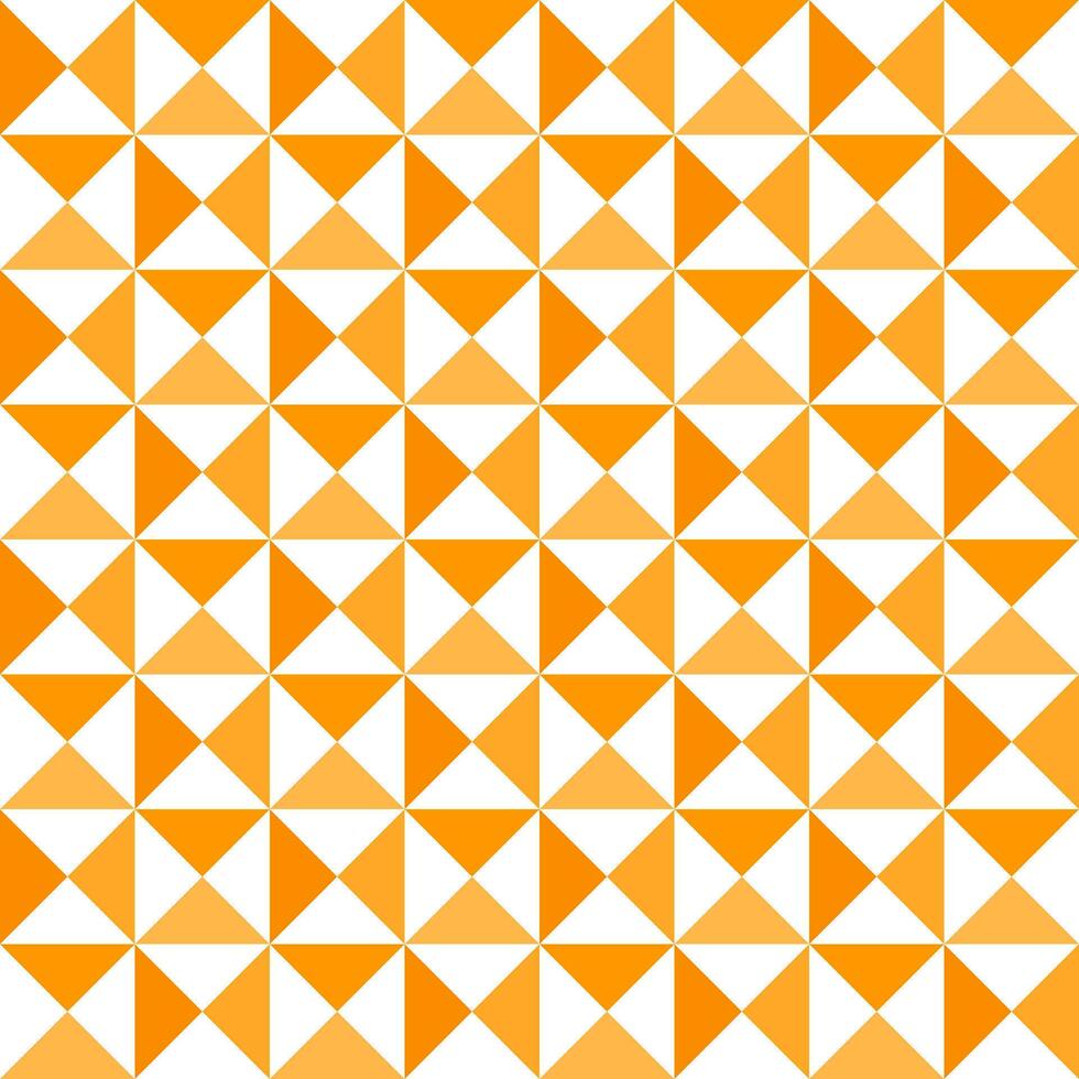 Orange triangle pattern background. Triangle pattern background. Triangle background. Seamless pattern. for backdrop, decoration, Gift wrapping vector