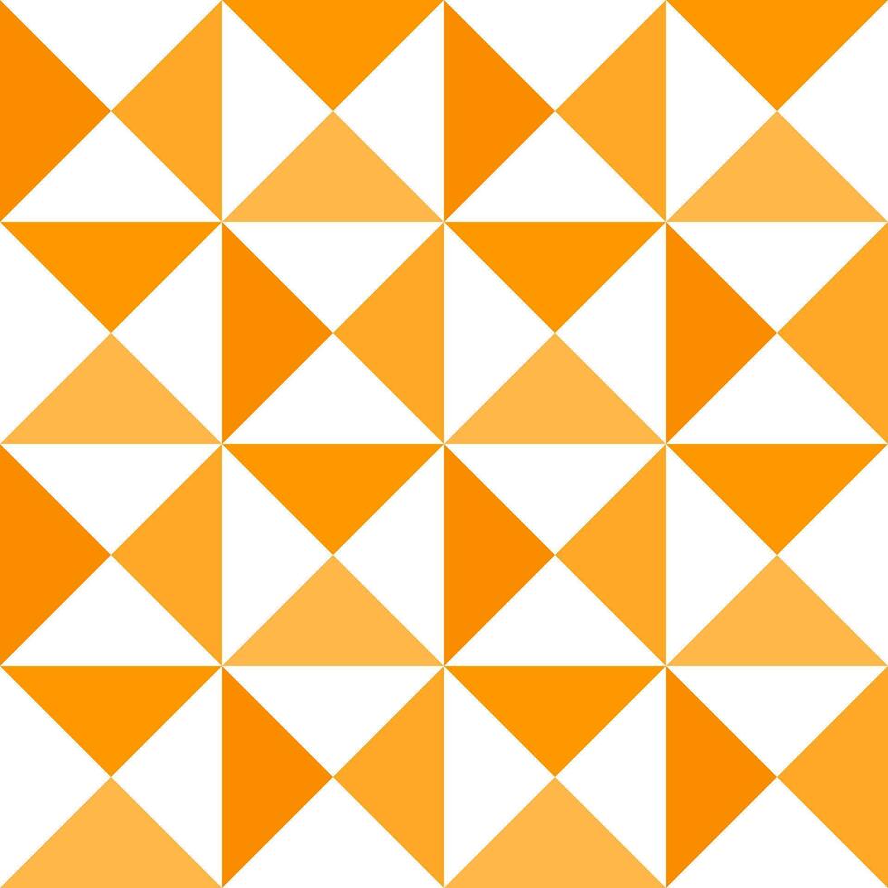 Orange triangle pattern background. Triangle pattern background. Triangle background. Seamless pattern. for backdrop, decoration, Gift wrapping vector
