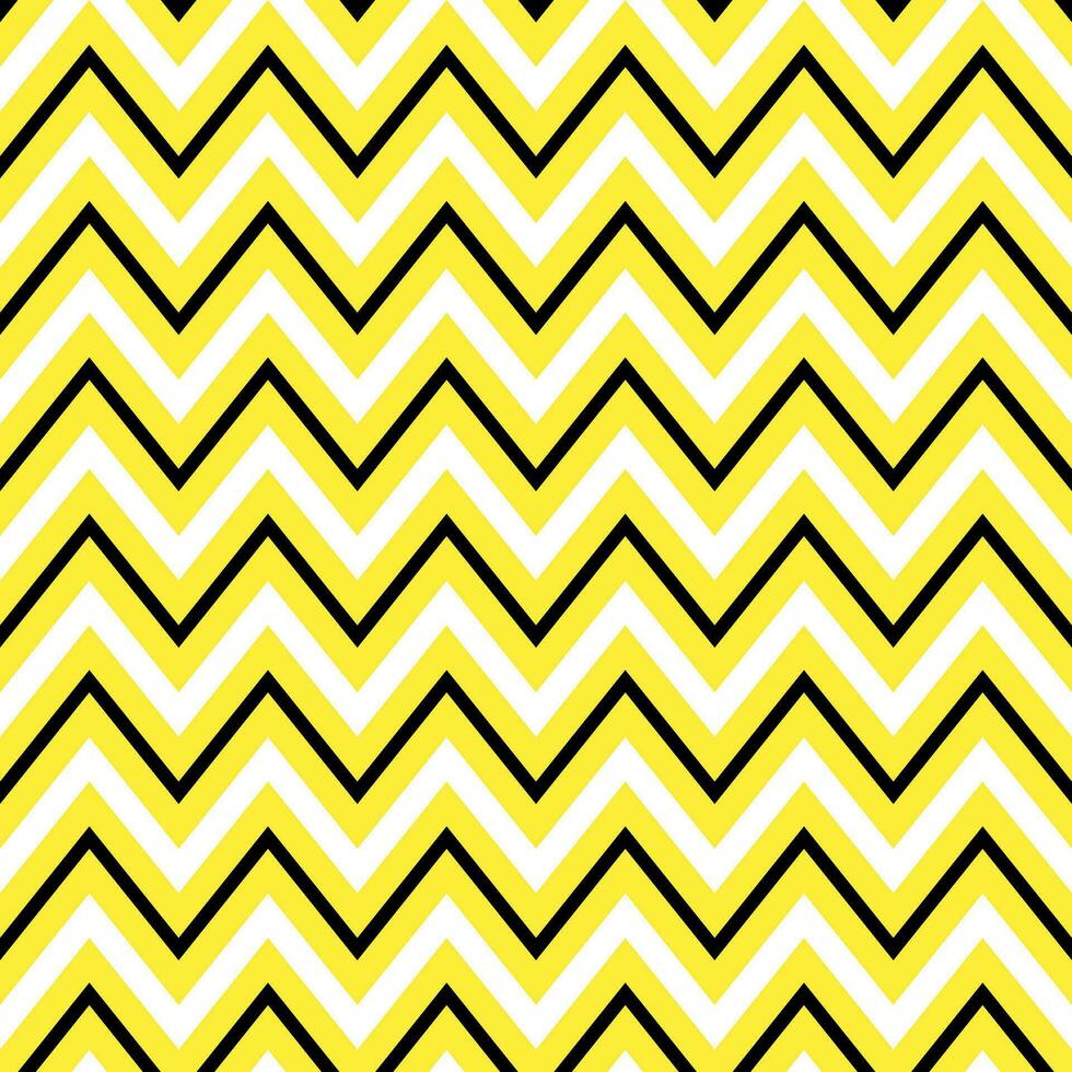 Yellow zigzag pattern. zigzag line pattern. zigzag seamless pattern. Decorative elements, clothing, paper wrapping, bathroom tiles, wall tiles, backdrop, background. vector
