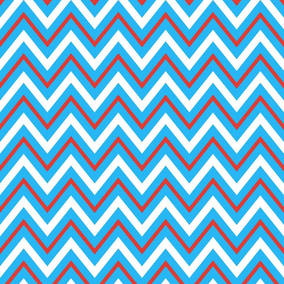 Blue zigzag pattern. zigzag line pattern. zigzag seamless pattern. Decorative elements, clothing, paper wrapping, bathroom tiles, wall tiles, backdrop, background. vector