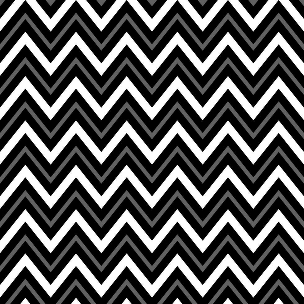 Black zigzag pattern. zigzag line pattern. zigzag seamless pattern. Decorative elements, clothing, paper wrapping, bathroom tiles, wall tiles, backdrop, background. vector