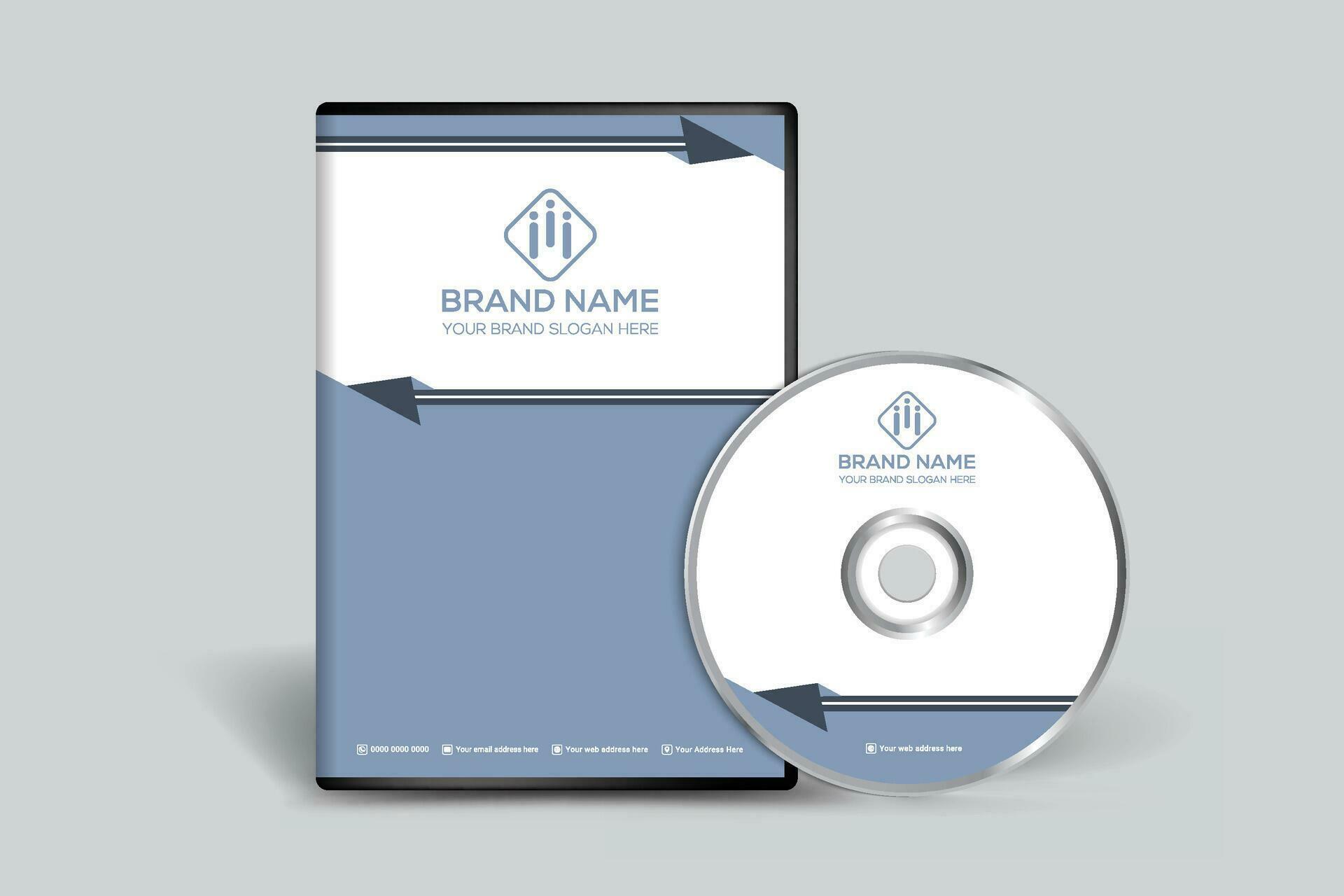 DVD cover design template mockup 26228496 Vector Art at Vecteezy