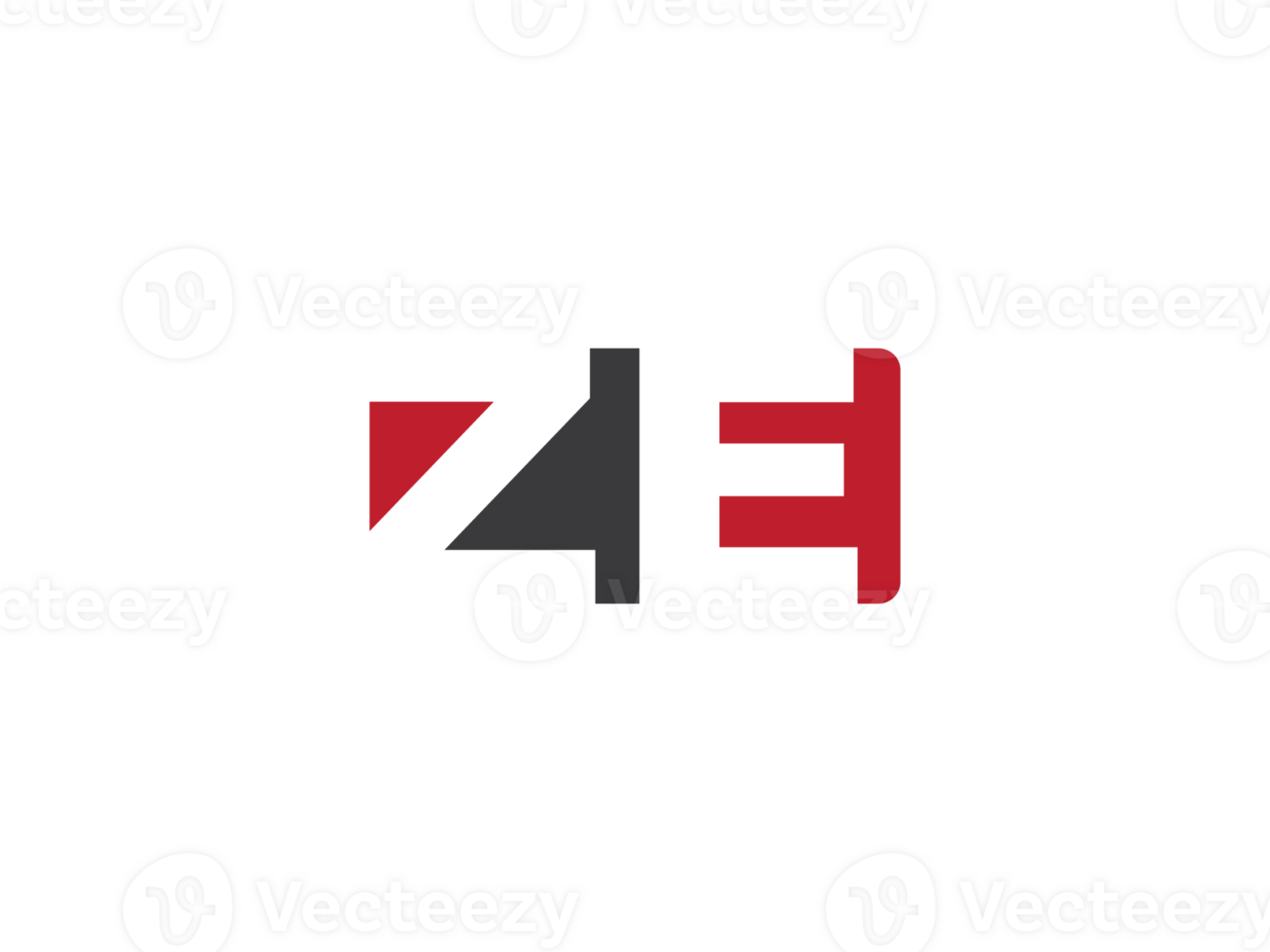 Initial PNG Ze Logo Image, Premium Shape ZE Png Logo Icon Vector