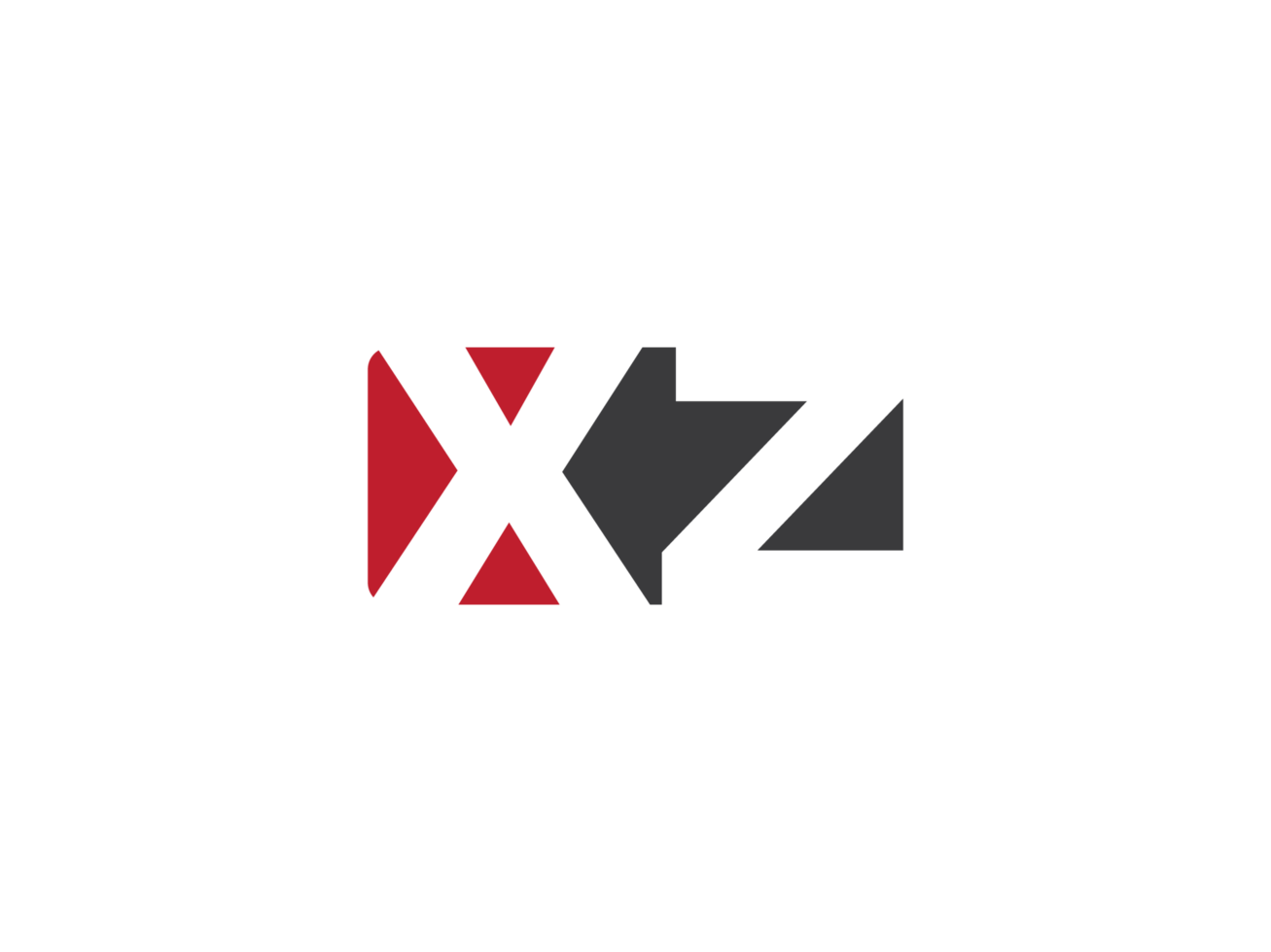 Monogram Square Xz Png Logo, Minimal Creative XZ Logo Letter Design