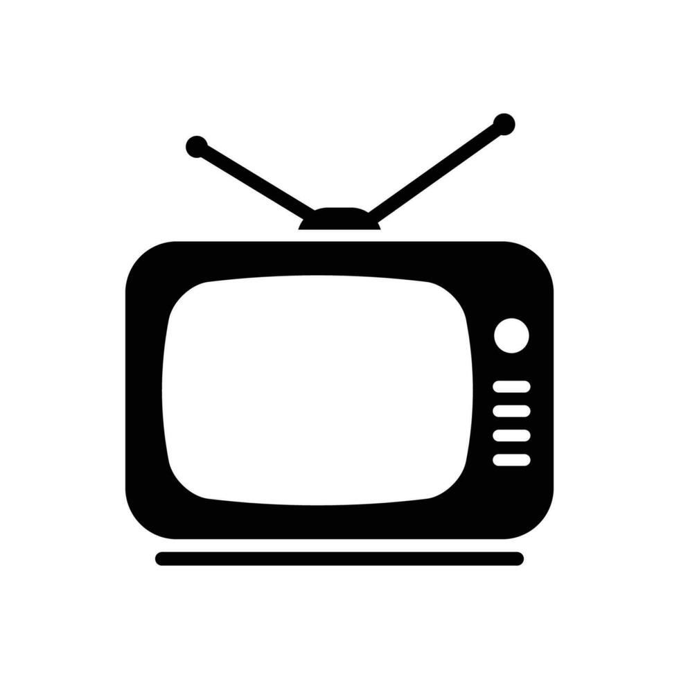 television icon vector design template in white background