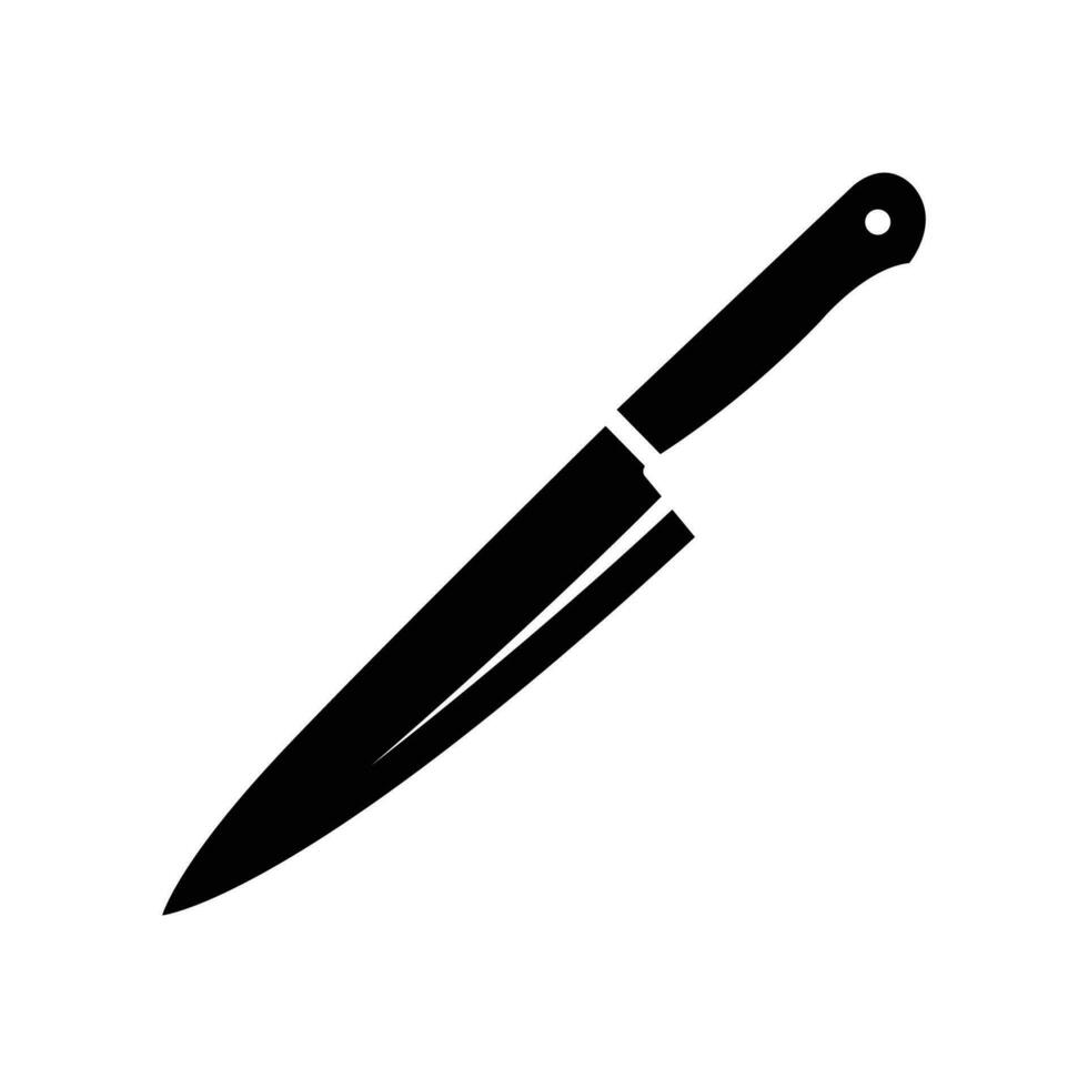 kitchen knife icon vector design template in white background