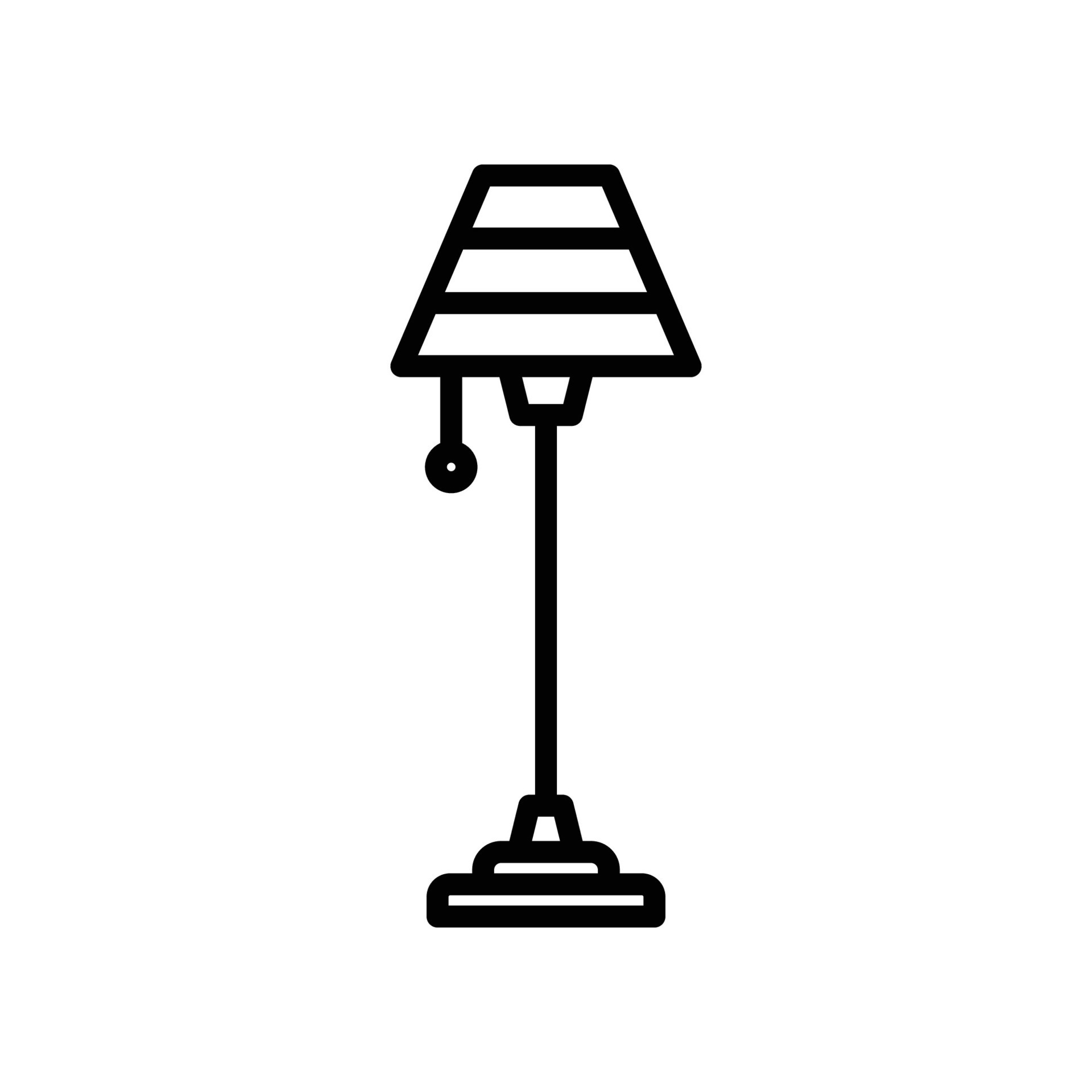 floor lamp icon vector design template in white background 26228733